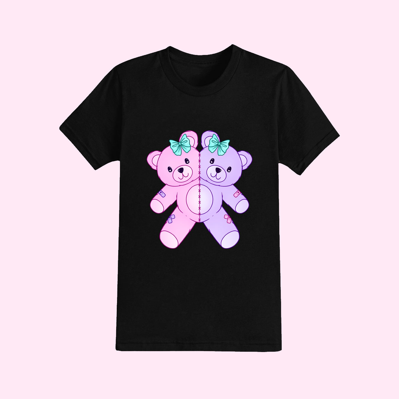 Conjoined Teddy Bear T-Shirt (Sizes S-5XL)