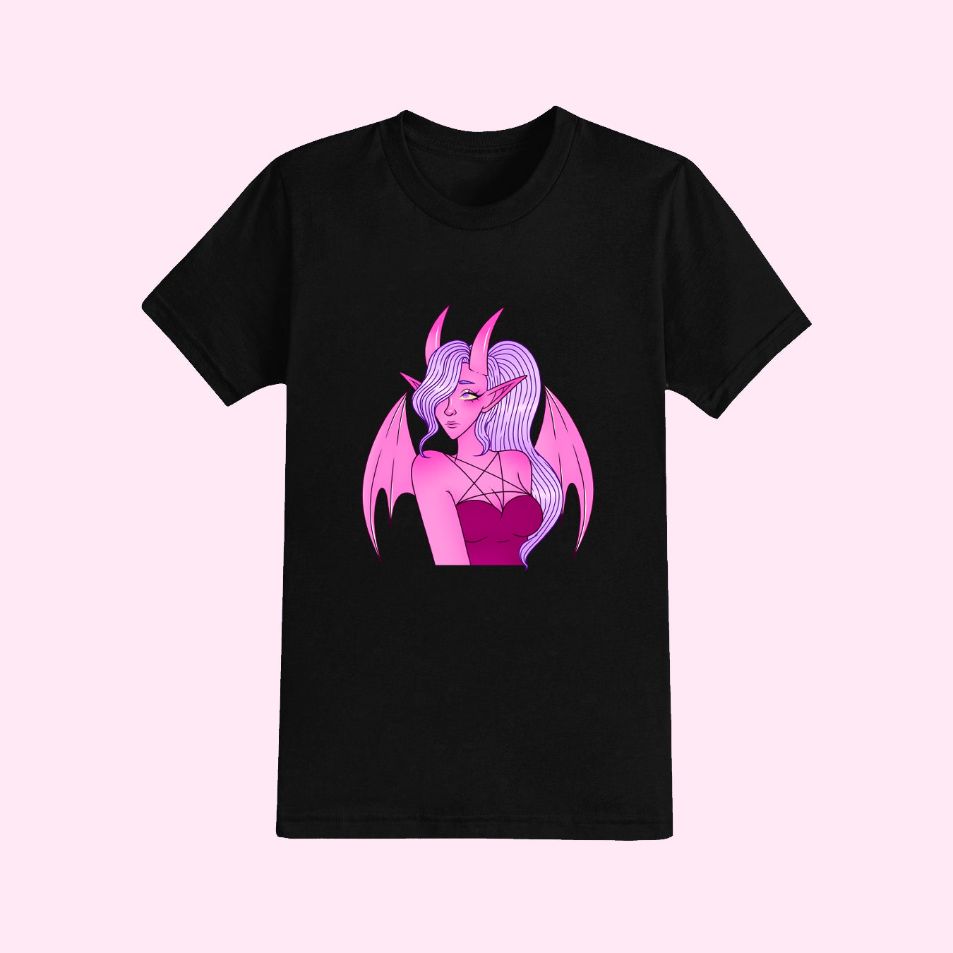 Pink Succubus T-Shirt (Sizes S-5XL)