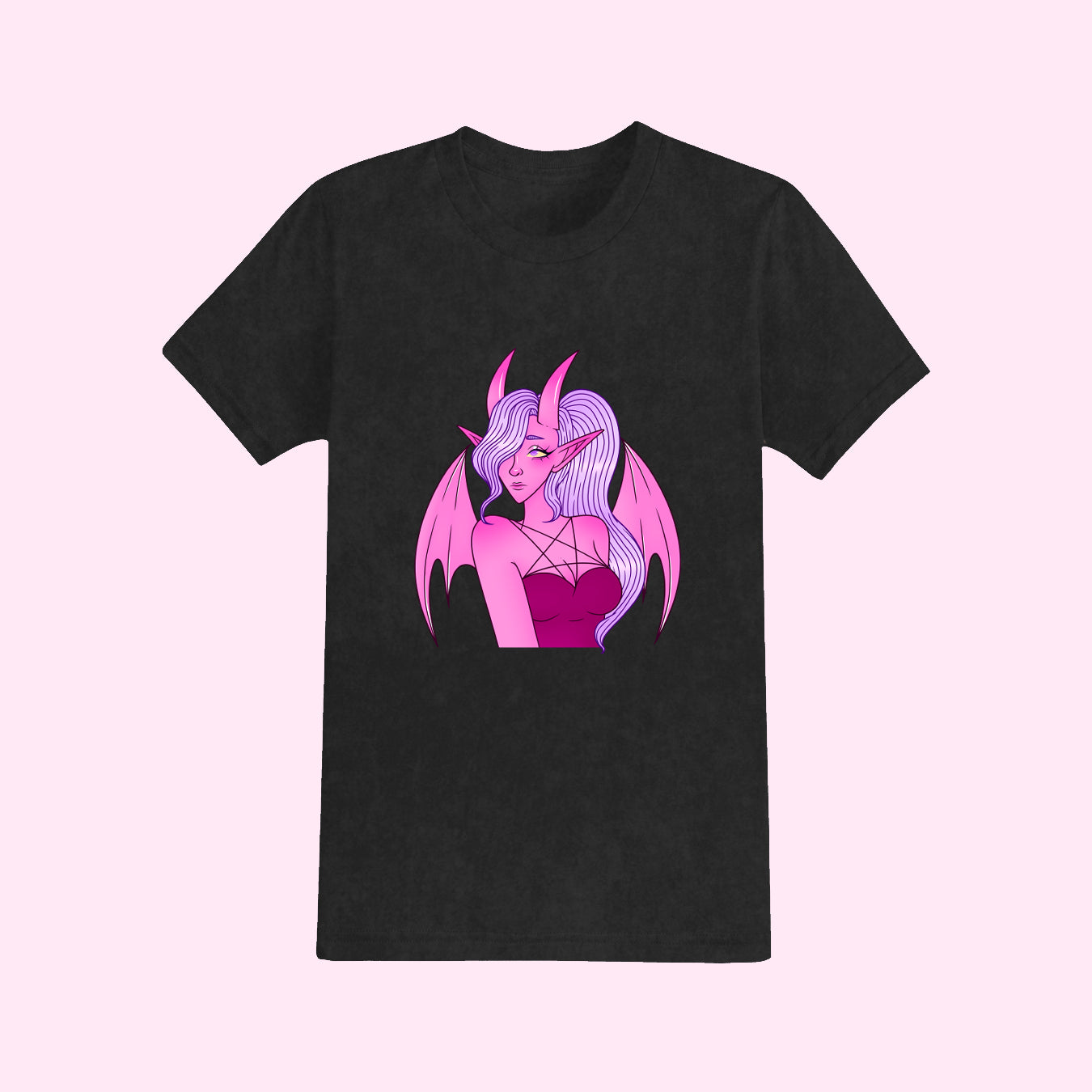 Pink Succubus T-Shirt (Sizes S-5XL)