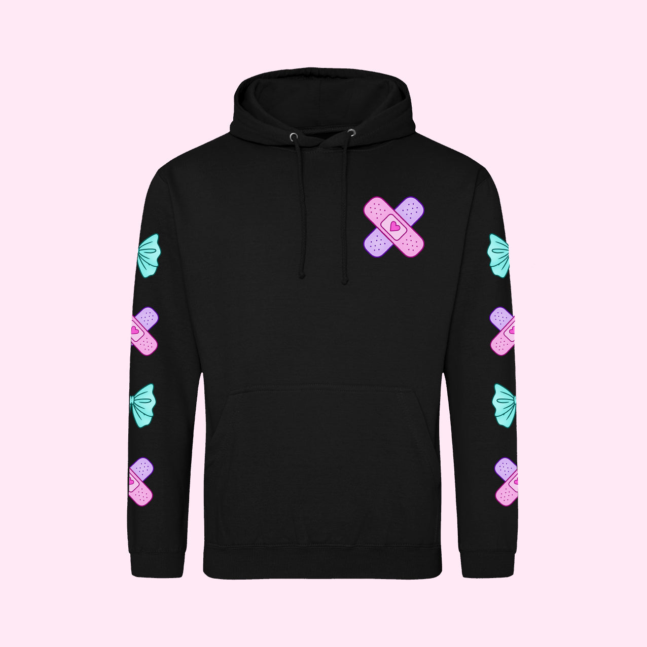 Conjoined Teddy Bears Hoodie (Sizes S-5XL)