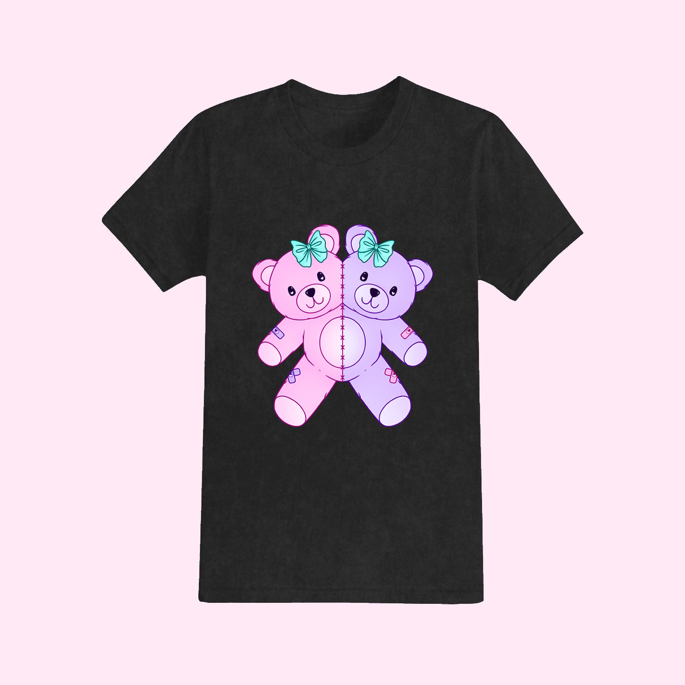 Conjoined Teddy Bear T-Shirt (Sizes S-5XL)