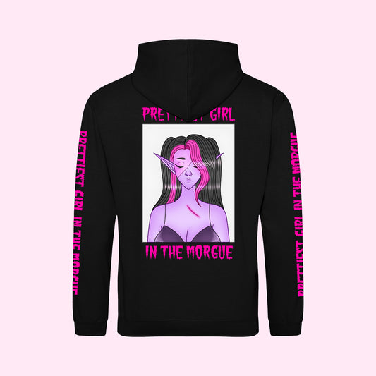 Prettiest Girl In The Morgue Hoodie (Sizes S-5XL)