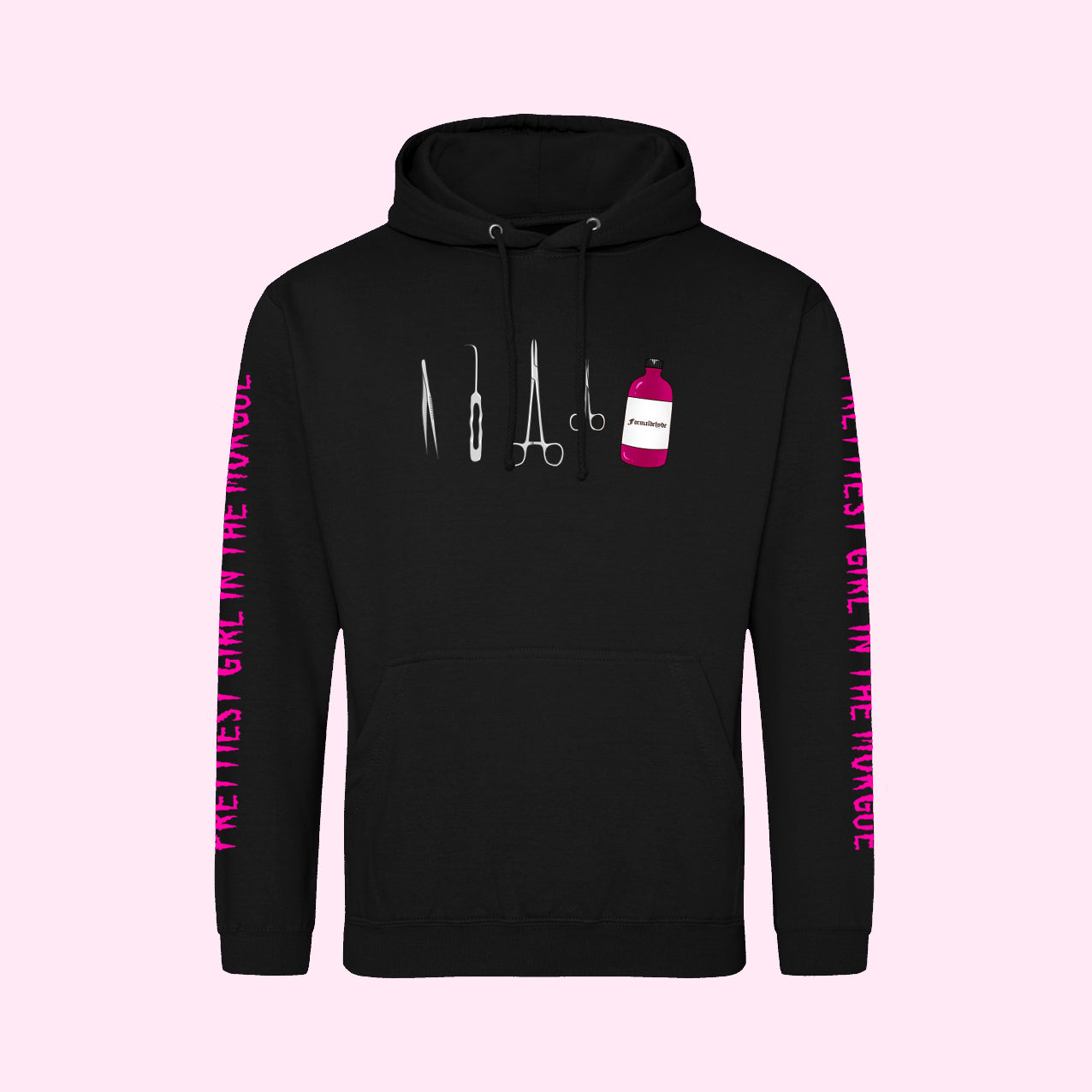 Prettiest Girl In The Morgue Hoodie (Sizes S-5XL)