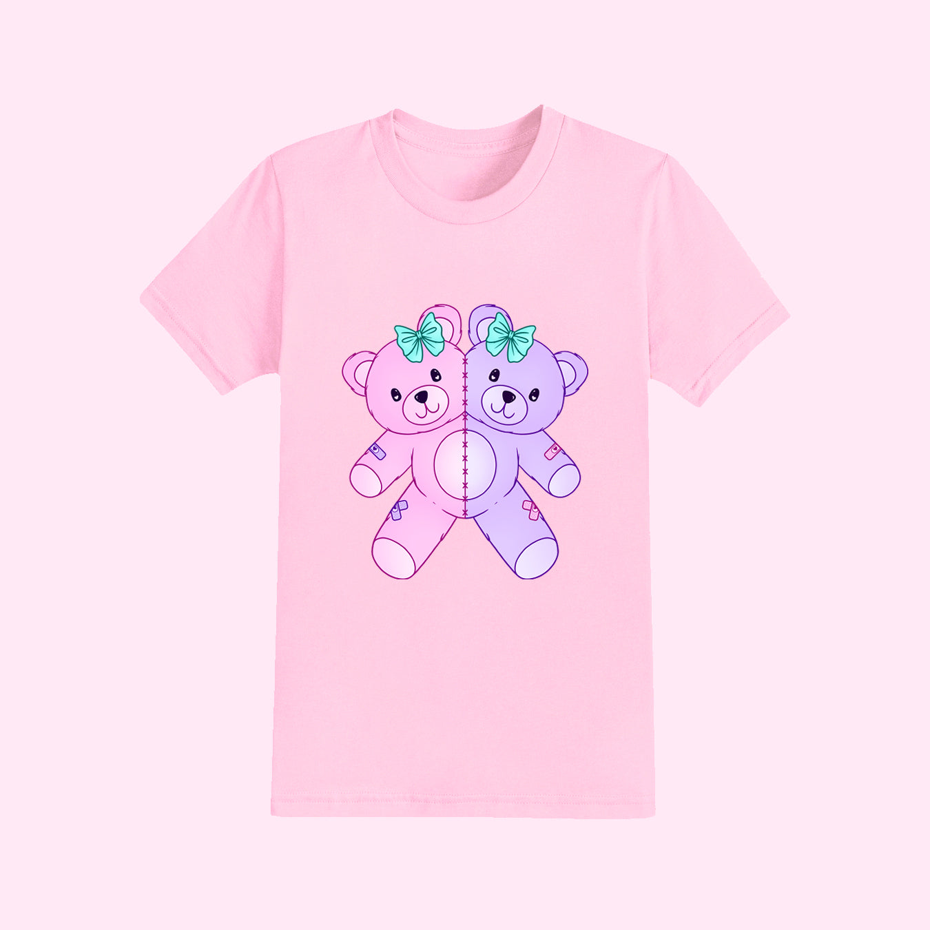 Conjoined Teddy Bear T-Shirt (Sizes S-5XL)