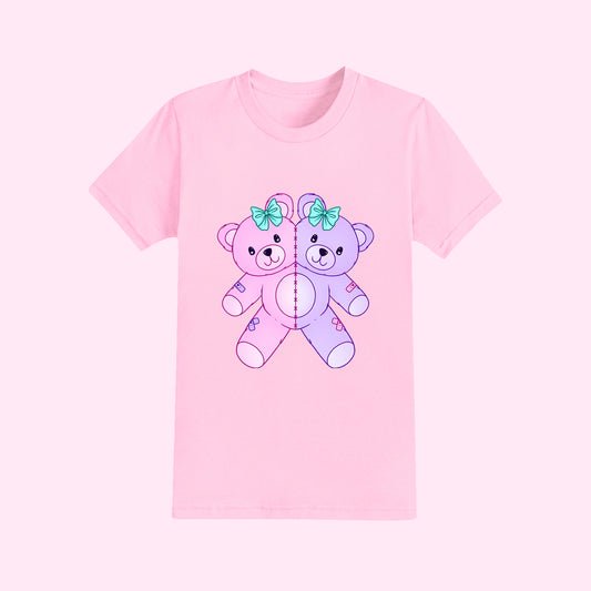 Conjoined Teddy Bear T-Shirt (Sizes S-5XL)