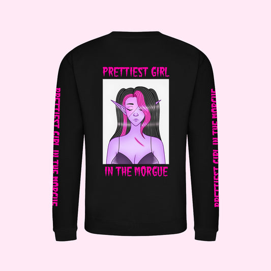 Prettiest Girl In The Morgue Sweater (Sizes S-5XL)
