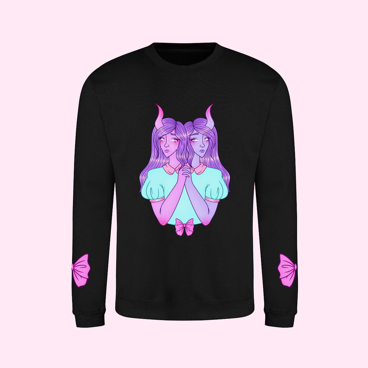 Conjoined Twin Monster Girls Sweater (Sizes S-5XL)