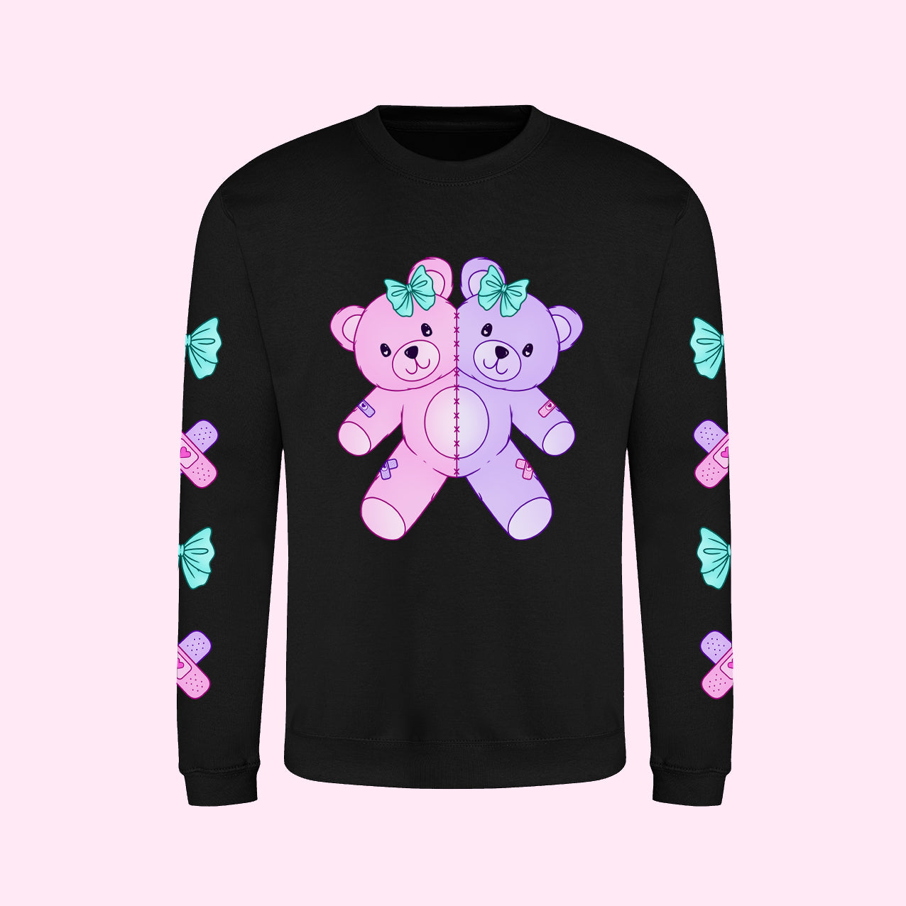 Conjoined Teddy Bears Sweater (Sizes S-5XL)