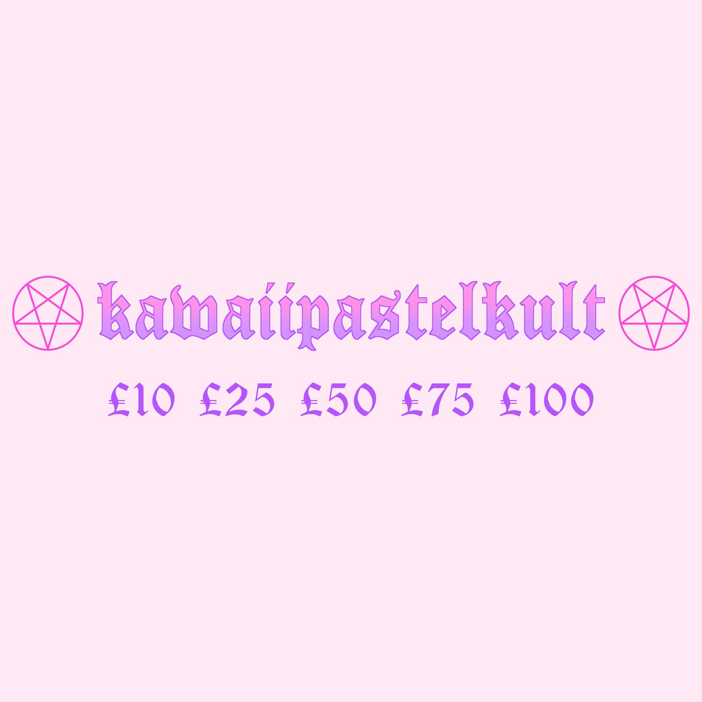 Kawaii Pastel Kult gift card