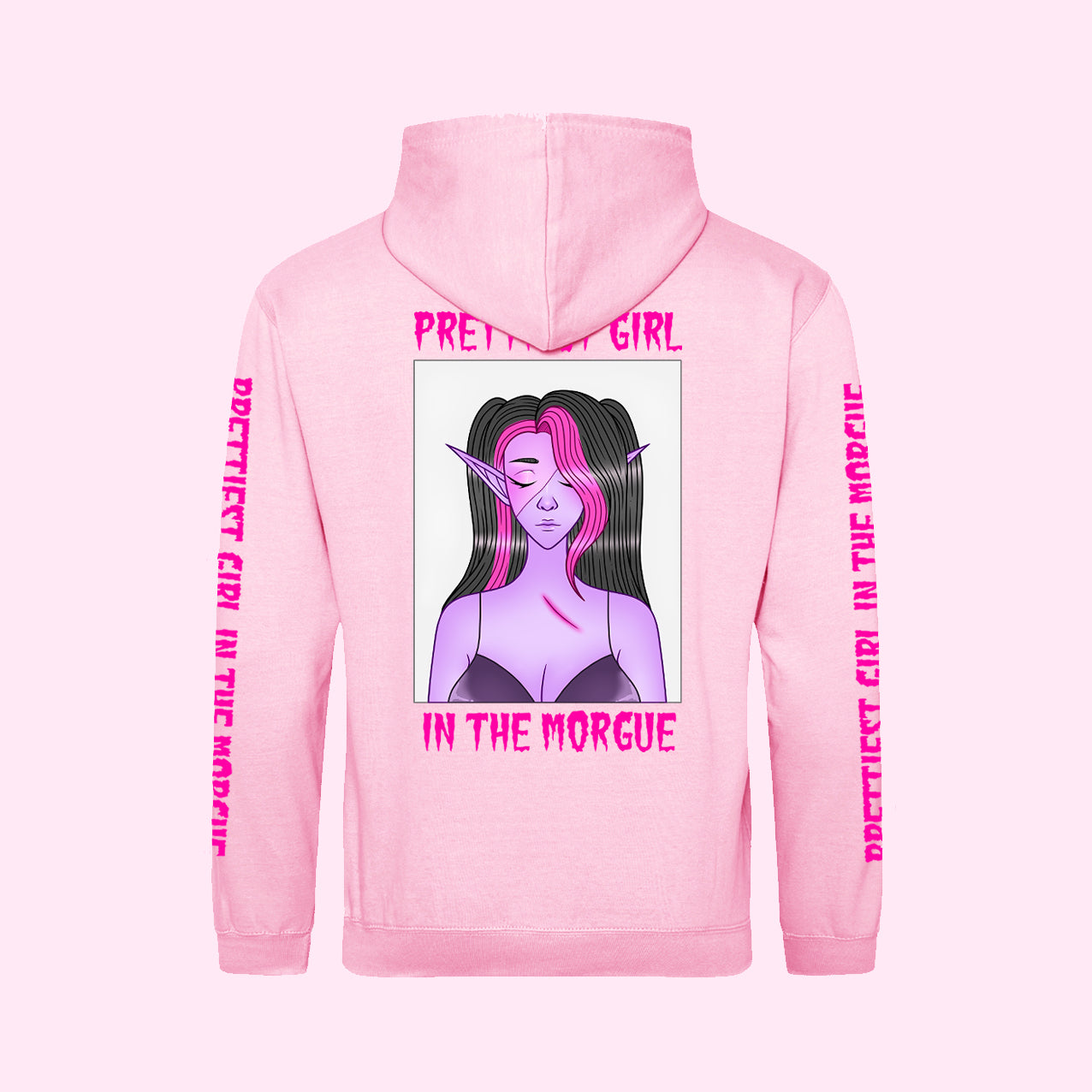 Prettiest Girl In The Morgue Hoodie (Sizes S-5XL)