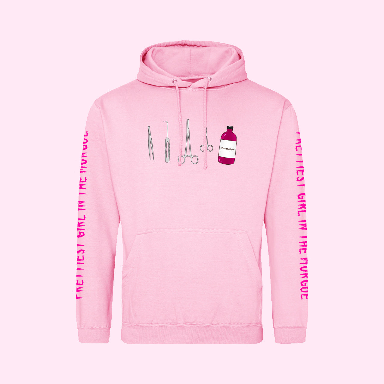 Prettiest Girl In The Morgue Hoodie (Sizes S-5XL)