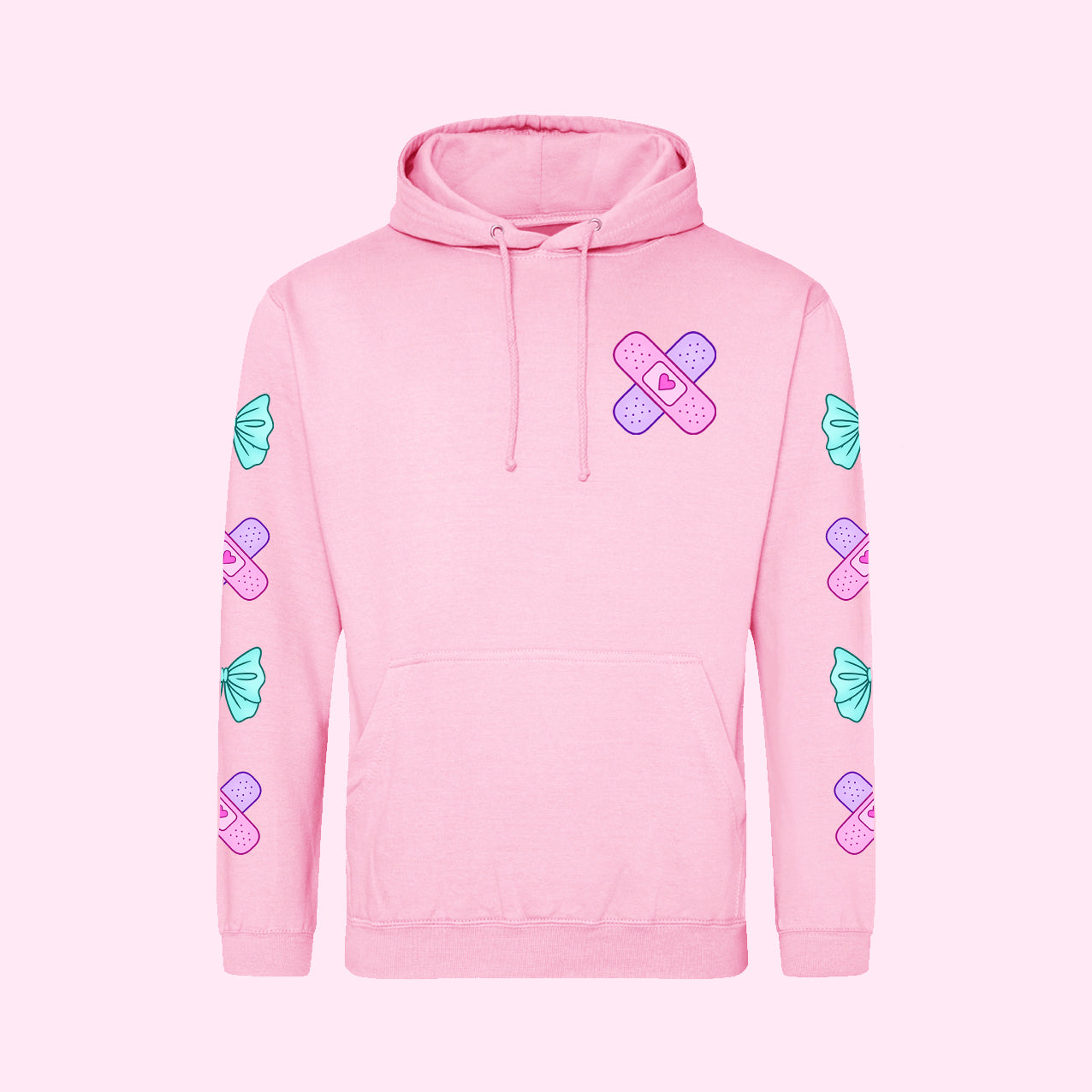 Conjoined Teddy Bears Hoodie (Sizes S-5XL)