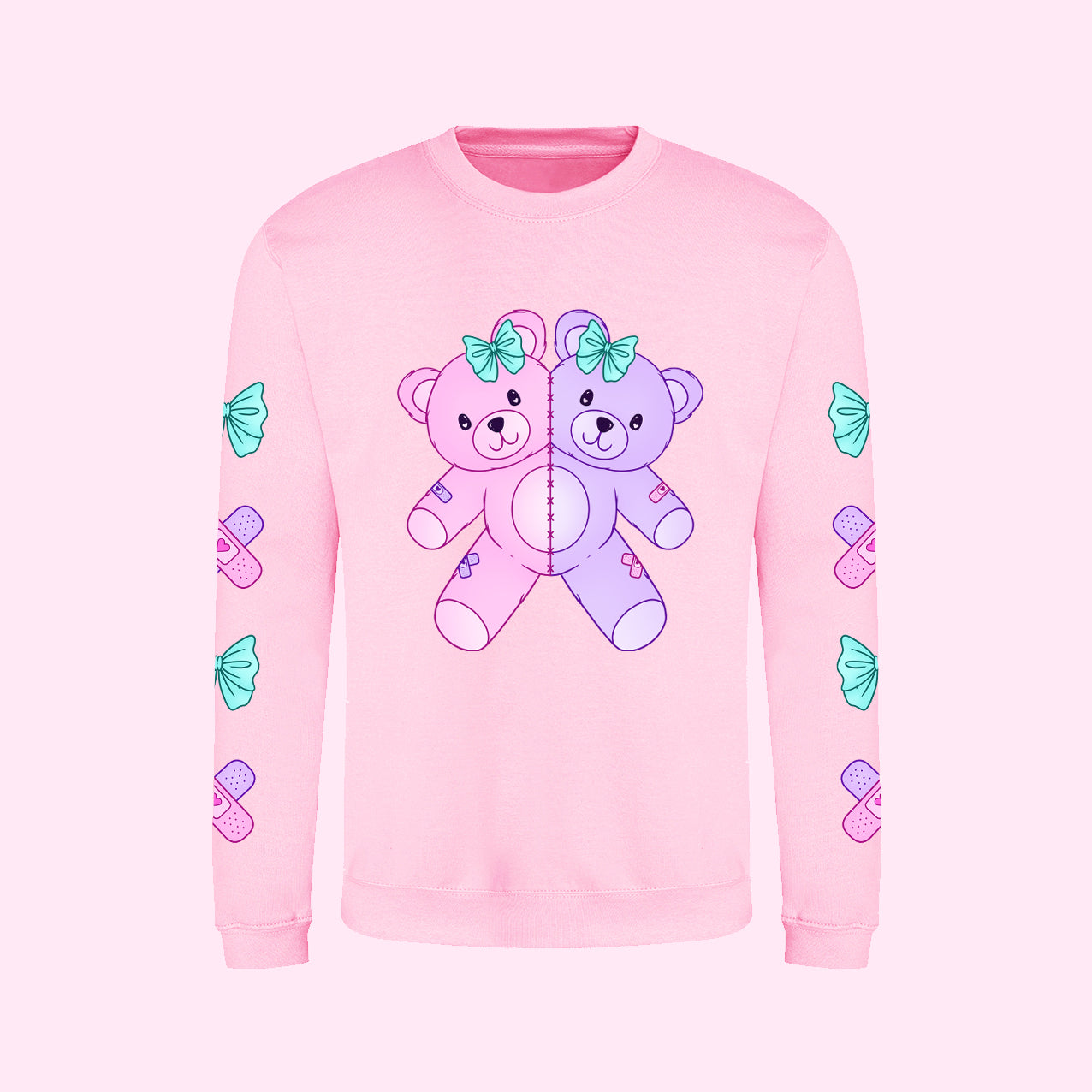 Conjoined Teddy Bears Sweater (Sizes S-5XL)