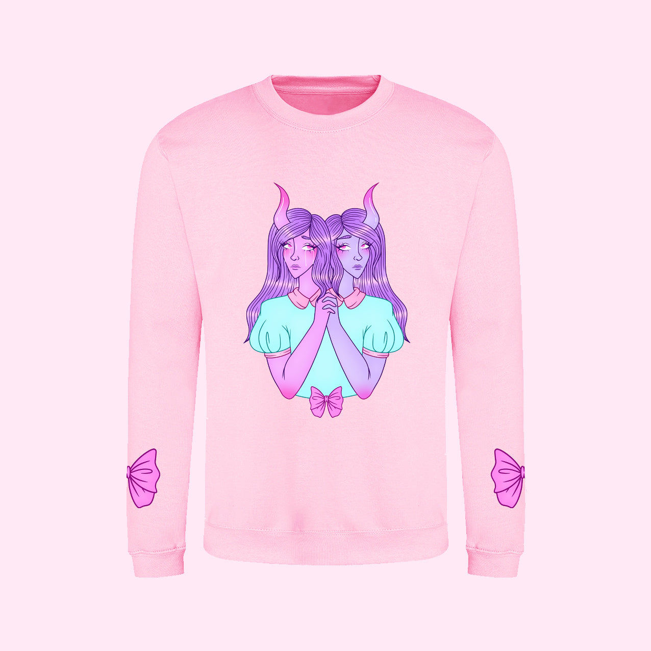 Conjoined Twin Monster Girls Sweater (Sizes S-5XL)